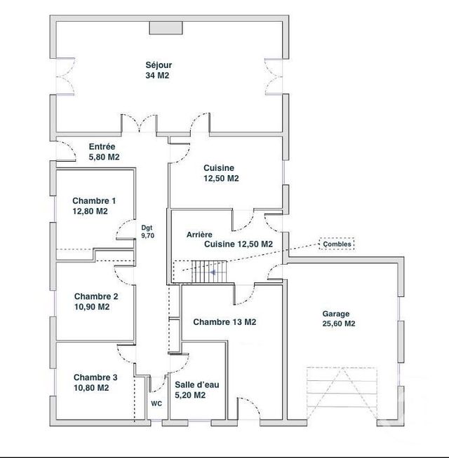 maison à vendre - 6 pièces - 126.65 m2 - PORNIC - 44 - PAYS-DE-LOIRE - Century 21 Agence Du Casino