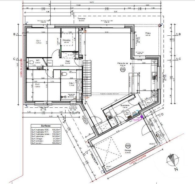 maison à vendre - 5 pièces - 138.54 m2 - PORNIC - 44 - PAYS-DE-LOIRE - Century 21 Agence Du Casino