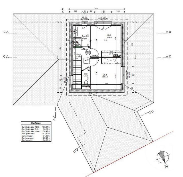 maison à vendre - 5 pièces - 138.54 m2 - PORNIC - 44 - PAYS-DE-LOIRE - Century 21 Agence Du Casino