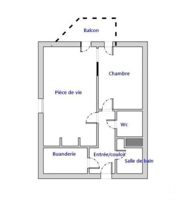 Appartement F2 à vendre - 2 pièces - 40.8 m2 - PORNIC - 44 - PAYS-DE-LOIRE - Century 21 Agence Du Casino