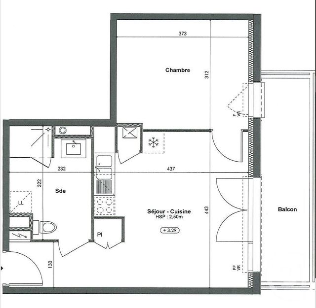 Appartement T2 à vendre - 2 pièces - 40.41 m2 - PORNIC - 44 - PAYS-DE-LOIRE - Century 21 Agence Du Casino
