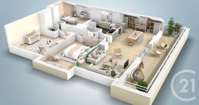 Appartement T4 à vendre PORNIC