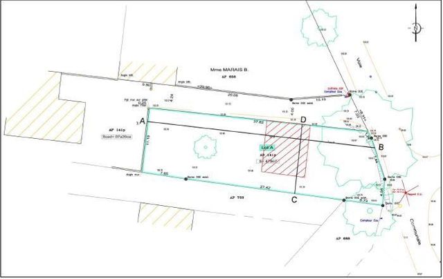 terrain à vendre - 479.0 m2 - LES MOUTIERS EN RETZ - 44 - PAYS-DE-LOIRE - Century 21 Agence Du Casino