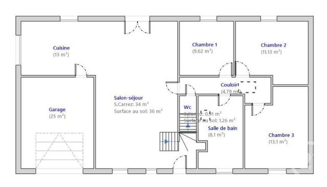 maison à vendre - 4 pièces - 110.75 m2 - PORNIC - 44 - PAYS-DE-LOIRE - Century 21 Agence Du Casino